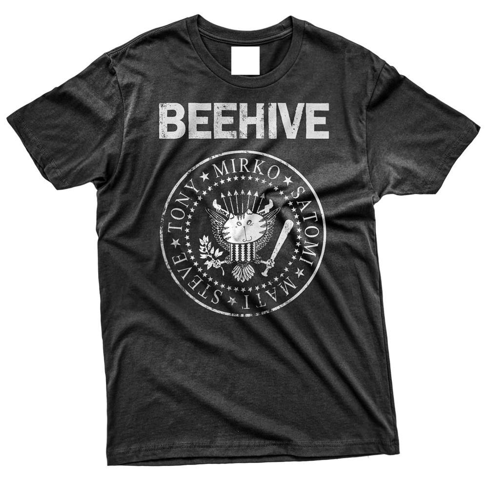 T-Shirt BEEHIVE RAMONES DARK